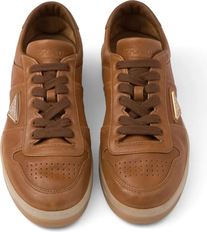 Downtown nappa-leather sneakers - Image 4