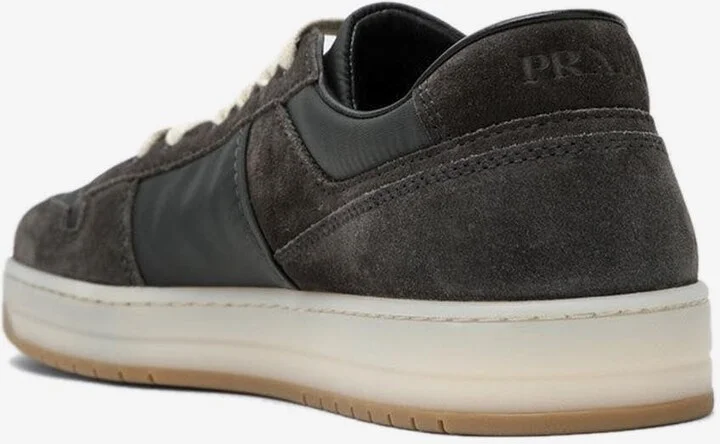 Downtown Nylon and Suede Sneakers - Image 2