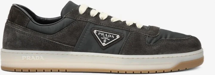 Downtown Nylon and Suede Sneakers