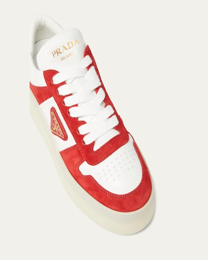 Downtown Platform Suede Sneakers - Image 2