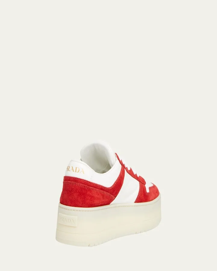 Downtown Platform Suede Sneakers - Image 4