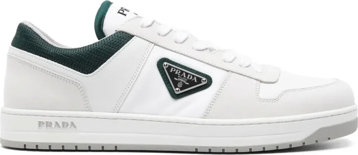 Downtown Re-Nylon leather sneakers