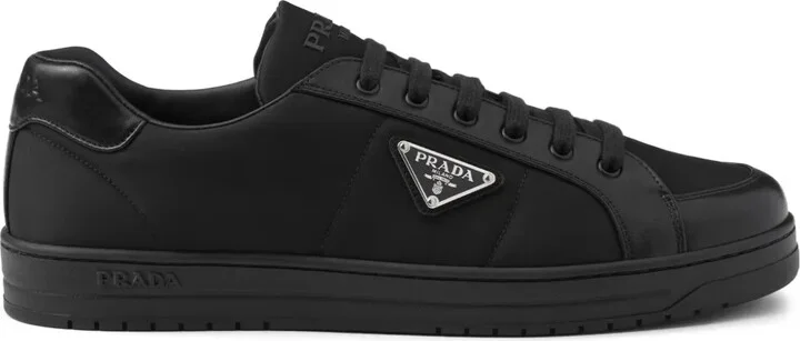 Downtown triangle-logo sneakers