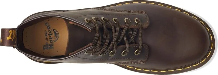 Dr. Martens 101 Shoes Dark Brown Crazy Horse : UK 3 (US Men's 4 - Women's 5) Medium, Leather - Image 2