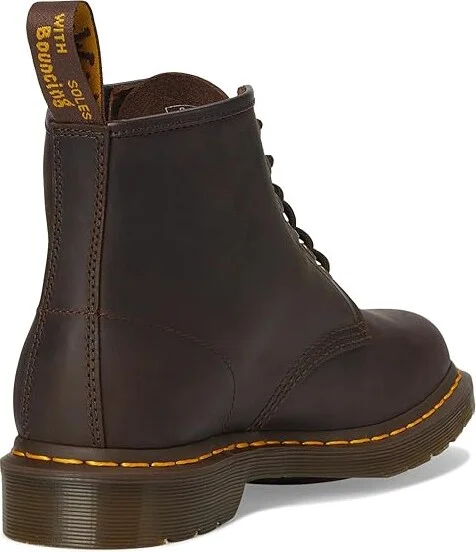 Dr. Martens 101 Shoes Dark Brown Crazy Horse : UK 3 (US Men's 4 - Women's 5) Medium, Leather - Image 4