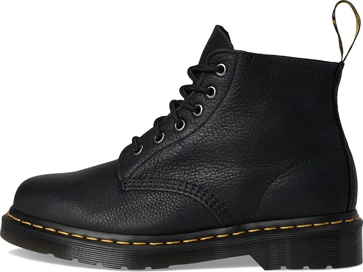 Dr. Martens 101 Unbound Leather Ankle Boot Boots Black : UK 6 (US Men's 7 - US Women's 8) Medium - Image 6