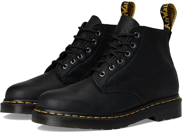Dr. Martens 101 Unbound Leather Ankle Boot Boots Black : UK 6 (US Men's 7 - US Women's 8) Medium