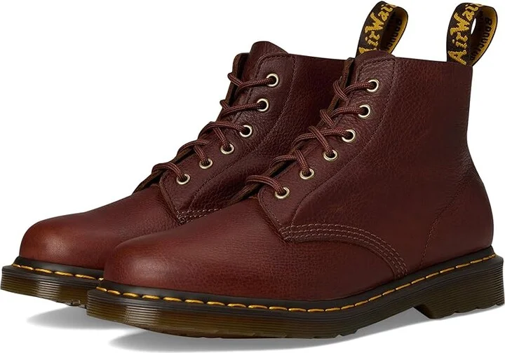 Dr. Martens 101 Unbound Leather Ankle Boot Boots Cashew : UK 5 (US Men's 6 - Women's 7) Medium