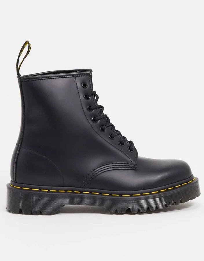 Dr Martens 1460 8 eye bex boots in black - Image 3