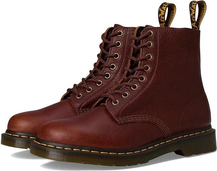 Dr. Martens 1460 Ambassador Leather Lace Up Boots Boots Cashew : UK 9 (US Men's 10 - US Women's 11) Medium
