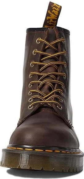 Dr. Martens 1460 Bex Shoes Dark Brown Crazy Horse : UK 3 (US Men's 4 - Women's 5) Medium, Leather - Image 2