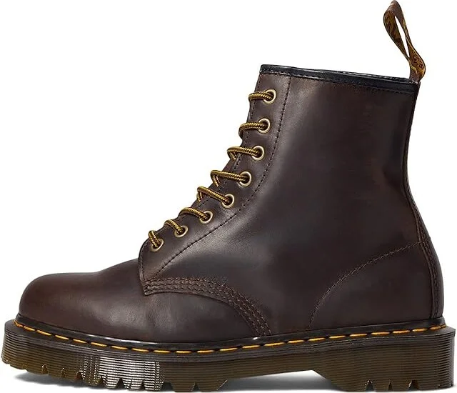 Dr. Martens 1460 Bex Shoes Dark Brown Crazy Horse : UK 3 (US Men's 4 - Women's 5) Medium, Leather - Image 5
