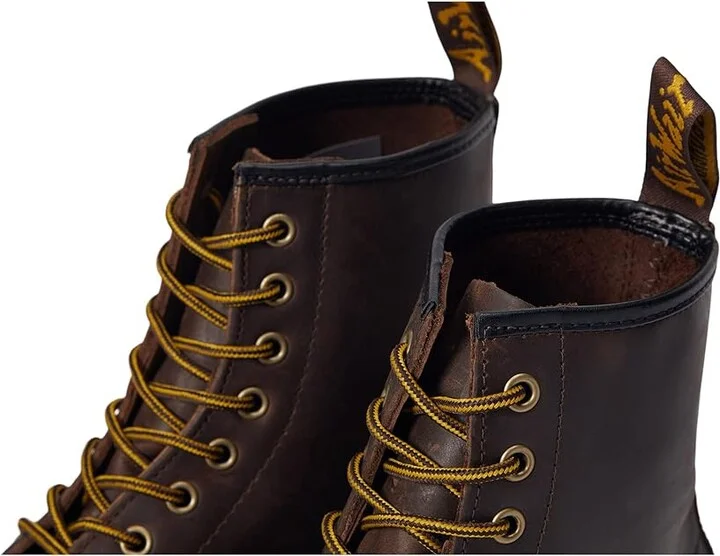 Dr. Martens 1460 Bex Shoes Dark Brown Crazy Horse : UK 3 (US Men's 4 - Women's 5) Medium, Leather - Image 6