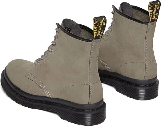Dr. Martens 1460 Boots Nickel Grey : UK 3 (US Men's 4 - Women's 5) Medium, Leather - Image 4