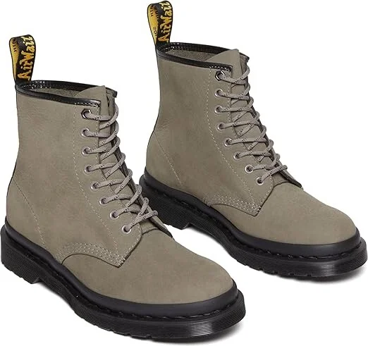 Dr. Martens 1460 Boots Nickel Grey : UK 3 (US Men's 4 - Women's 5) Medium, Leather