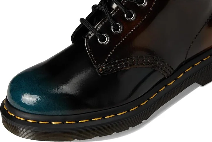 Dr. Martens 1460 Brush Leather Boots Boots Black : UK 3 (US Men's 4 - Women's 5) Medium - Image 2