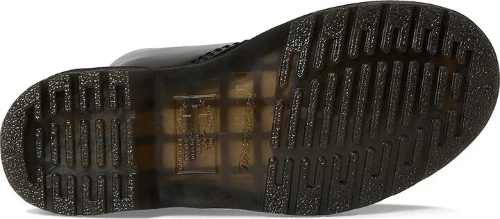 Dr. Martens 1460 Brush Leather Boots Boots Black : UK 3 (US Men's 4 - Women's 5) Medium - Image 3