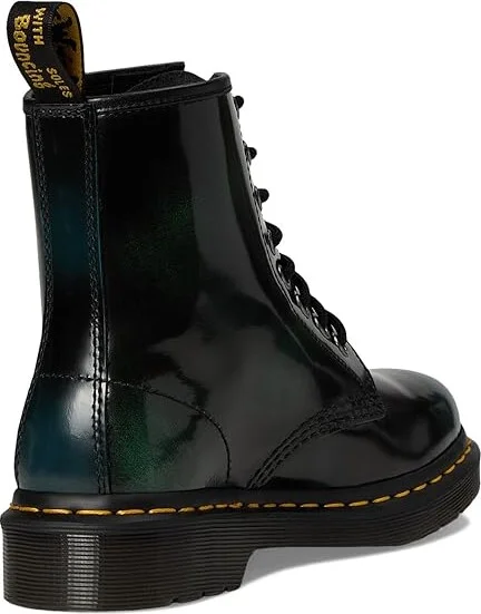 Dr. Martens 1460 Brush Leather Boots Boots Black : UK 3 (US Men's 4 - Women's 5) Medium - Image 4
