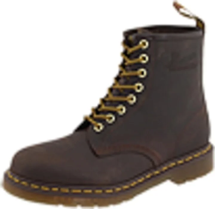 Dr. Martens 1460 Crazy Horse Leather Boots Boots Brown Crazy Horse : UK 8 (US Men's 9 - US Women's 10) Medium - Image 2