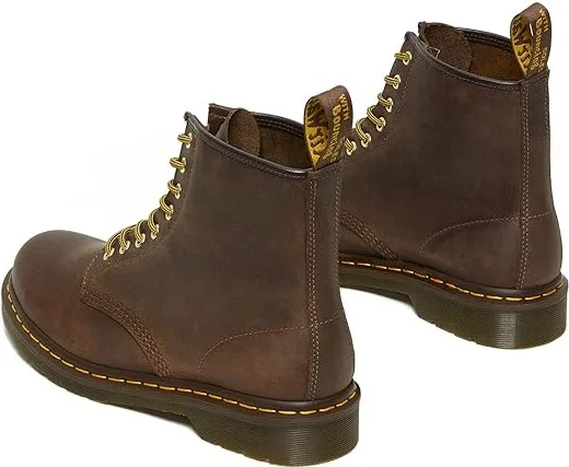 Dr. Martens 1460 Crazy Horse Leather Boots Boots Brown Crazy Horse : UK 8 (US Men's 9 - US Women's 10) Medium - Image 5
