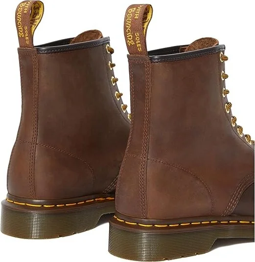 Dr. Martens 1460 Crazy Horse Leather Boots Boots Brown Crazy Horse : UK 8 (US Men's 9 - US Women's 10) Medium - Image 8