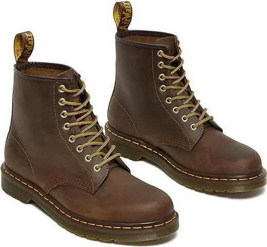 Dr. Martens 1460 Crazy Horse Leather Boots Boots Brown Crazy Horse : UK 8 (US Men's 9 - US Women's 10) Medium