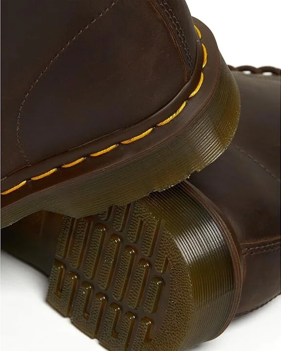 Dr. Martens 1460 Crazy Horse Leather Boots Boots Dark Brown Crazy Horse : UK 6 (US Men's 7 - US Women's 8) Medium - Image 8