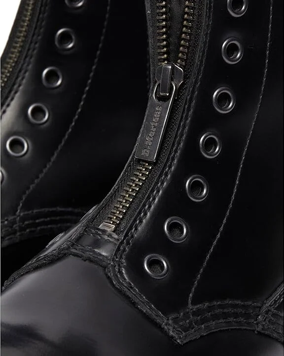 Dr. Martens 1460 Gusset Leather Boots Boots Black : UK 9 (US Men's 10 - US Women's 11) Medium - Image 4