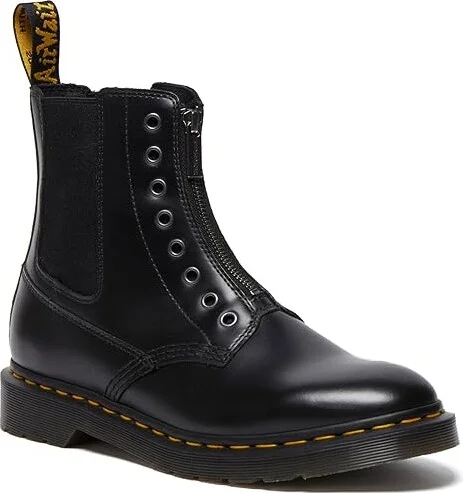 Dr. Martens 1460 Gusset Leather Boots Boots Black : UK 9 (US Men's 10 - US Women's 11) Medium