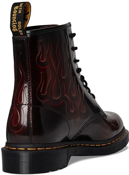 Dr. Martens 1460 Inferno Boots Cherry Red : UK 4 (US Men's 5 - Women's 6) Medium, Leather - Image 4