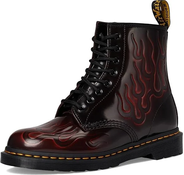 Dr. Martens 1460 Inferno Boots Cherry Red : UK 4 (US Men's 5 - Women's 6) Medium, Leather - Image 5