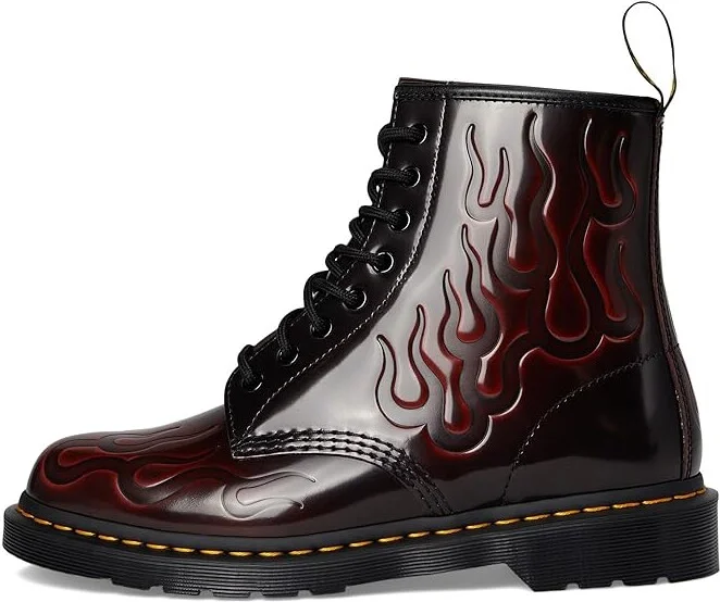 Dr. Martens 1460 Inferno Boots Cherry Red : UK 4 (US Men's 5 - Women's 6) Medium, Leather - Image 6