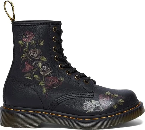 Dr. Martens 1460 Leather Lace-Up Boots Women's Boots Decayed Roses : UK 3 (US Women's 5) M - Image 5