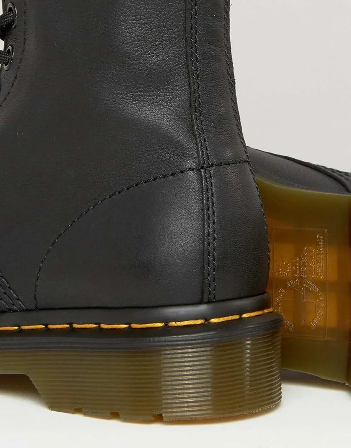 Dr Martens 1460 Pascal 8 eye boots in black - Image 4
