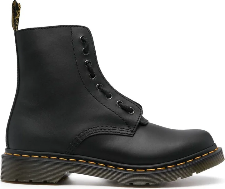 Dr. Martens 1460 Pascal Frnt Zip Black Nappa Shoes
