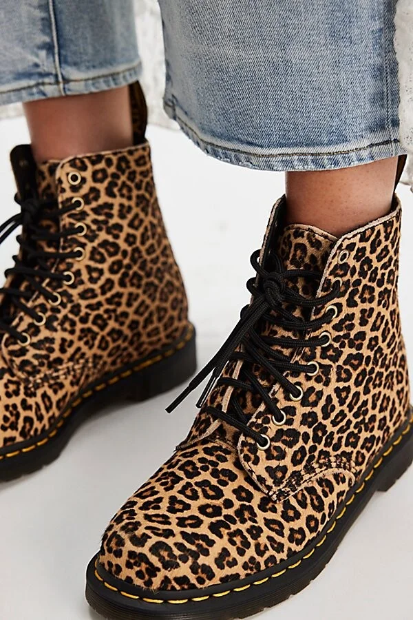 Dr. Martens 1460 Pascal Hair On Lace-Up Boots - Image 2
