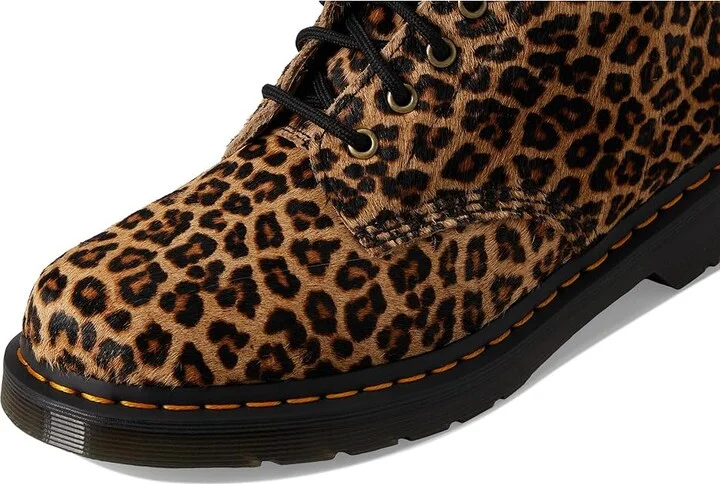 Dr. Martens 1460 Pascal Shoes Light Tan Mini Leopard Spot : UK 11 (US Men's 12) Medium, Leather/Suede - Image 7
