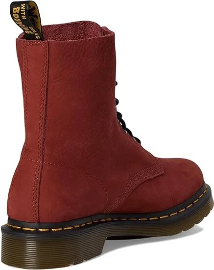 Dr. Martens 1460 Pascal Women's Boots Russet Red : UK 7 (US Women's 9) M, Textile/Synthetic - Image 4