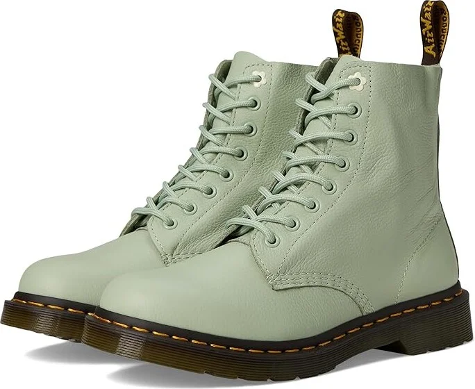 Dr. Martens 1460 Pascal Women's Boots Sage Green : UK 5 (US Women's 7) M, Textile/Synthetic