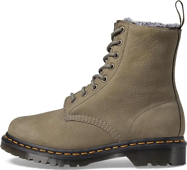 Dr. Martens 1460 Serena Women's Shoes Nickel Grey : UK 3 (US Women's 5) M, Textile - Image 6