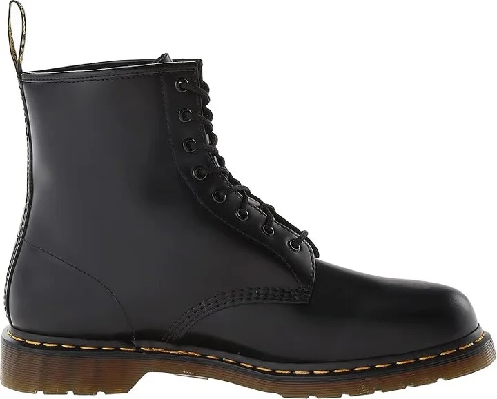 Dr. Martens 1460 Smooth Leather Lace Up Boots Lace-up Boots Black Smooth : UK 6 (US Men's 7 - US Women's 8) Medium - Image 7