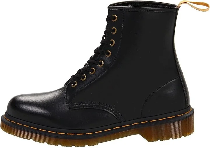 Dr. Martens 1460 Vegan 8-Eye Boot Lace-up Boots Black : UK 3 (US Men's 4 - Women's 5) Medium, Synthetic - Image 7