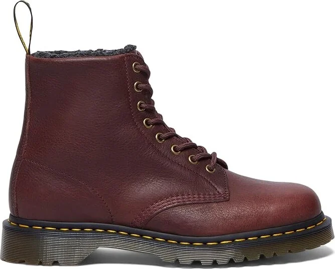 Dr. Martens 1460 WarmWair Grizzly Leather Boots Boots Red : UK 13 (US Men's 14) Medium - Image 5