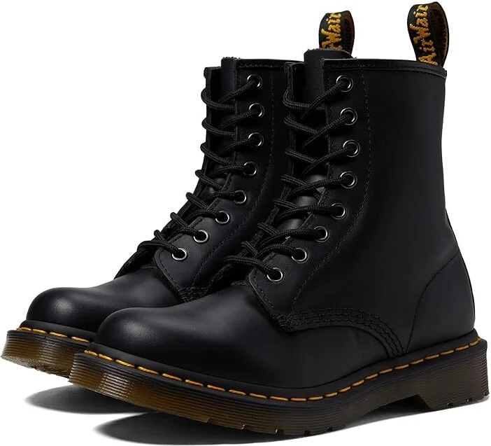 Dr. Martens 1460 Women's Nappa Leather Lace Up Boots Women's Lace-up Boots Black Nappa : UK 3 (US Women's 5) M