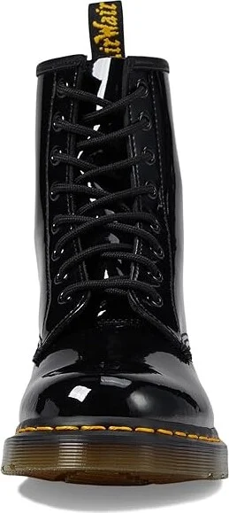 Dr. Martens 1460 Women's Patent Leather Lace Up Boots Women's Lace-up Boots Black Patent Lamper Leather : UK 3 (US Women's 5) M - Image 3