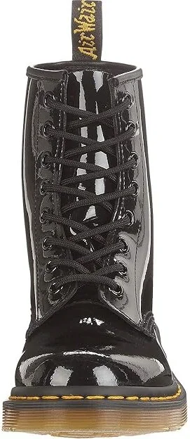 Dr. Martens 1460 Women's Patent Leather Lace Up Boots Women's Lace-up Boots Black Patent Lamper Leather : UK 3 (US Women's 5) M - Image 6