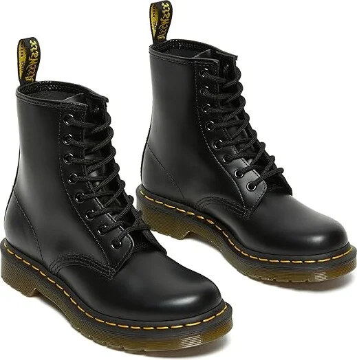Dr. Martens 1460 Women's Smooth Leather Lace Up Boots Women's Lace-up Boots Black Smooth : UK 3 (US Women's 5) M