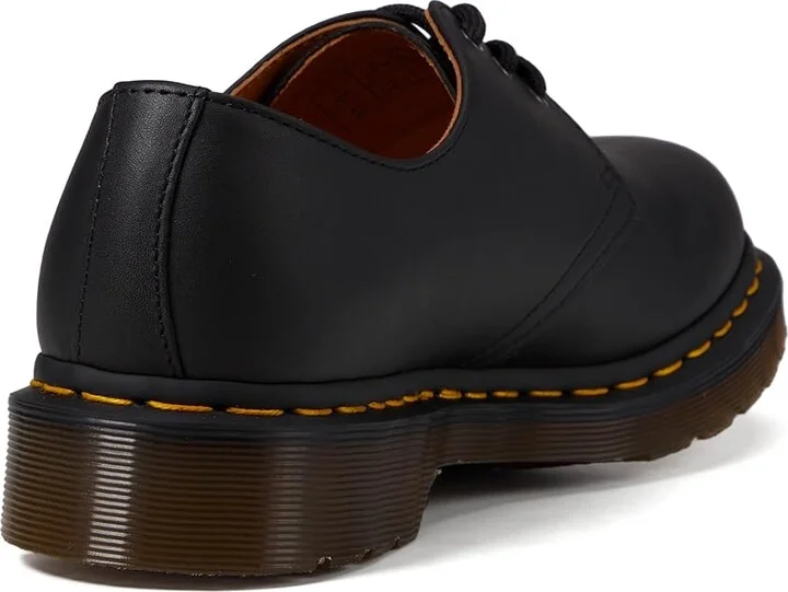 Dr. Martens 1461 3-Eye Gibson Lace up casual Shoes Black Nappa Leather : UK 6 (US Men's 7 - US Women's 8) Medium, Full Grain leather - Image 5