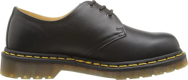 Dr. Martens 1461 3-Eye Gibson Lace up casual Shoes Black Nappa Leather : UK 6 (US Men's 7 - US Women's 8) Medium, Full Grain leather - Image 8