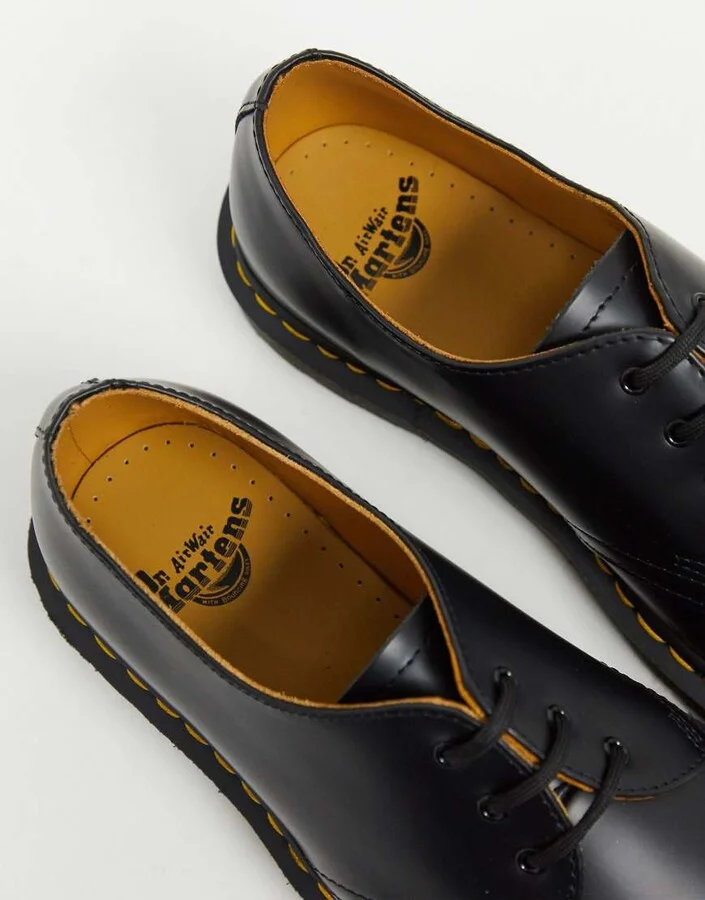 Dr Martens 1461 3-Eye smooth leather oxford shoes - Image 3